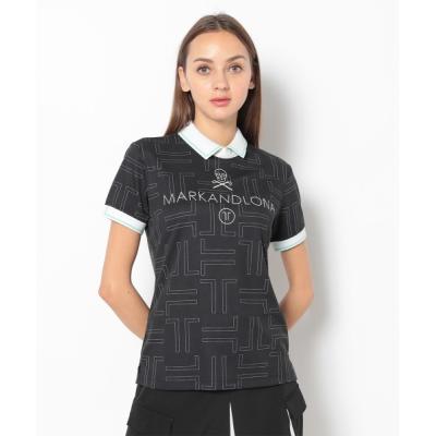 美品　MARK&LONA レディース　ゴルフポロシャツ MARK&LONA (マークアンドロナ) ゴルフウェア(トップス