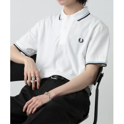 【美品レアカラー】フレッドペリー　ポロシャツ　M12 ブラック×ピンク　38 FRED PERRY（フレッドペリー） 英国製 ティップラインポロシャツ M12