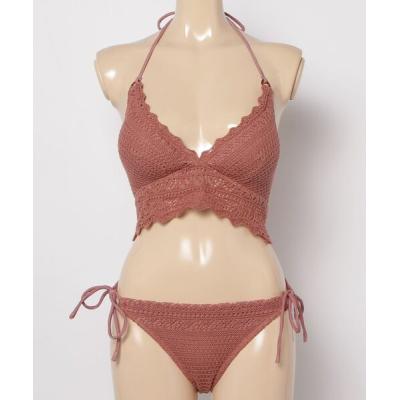 リップサービス　ビキニセット　9M ブラウン　ベージュ　水着 楽天市場】水着 レディース ビキニ 2点セット 7S/9M LIP SERVICE