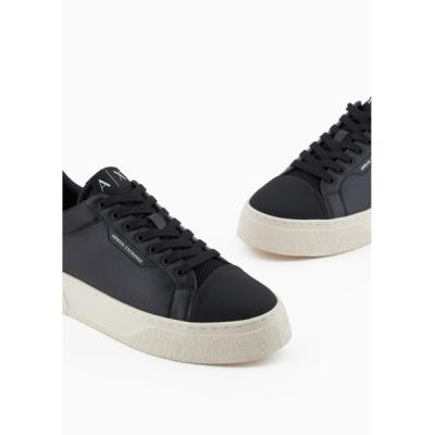 A/X ARMANI EXCHANGE ロゴ ローカットスニーカー 厚底 関送込