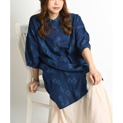 藍染 シャツ（レディーストップス） | ファッション の商品一覧 通販