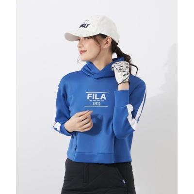 フィラゴルフ フルジップパーカー アウター ストレッチ 保温 FILAGOLF FILA フィラゴルフ ジップパーカー 蛍光イエロー 一部メッシュ調