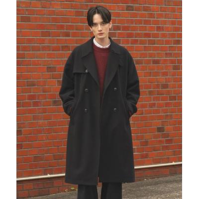 Boutique Ordinary★身幅ゆったりハイネックトレンチコート Boutique Ordinary☆身幅ゆったりハイネックトレンチコート トレンチ