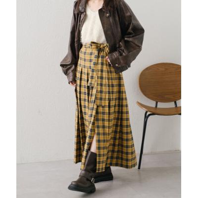 ラッププリーツスカート チェックの商品一覧 通販 - Yahoo!ショッピング