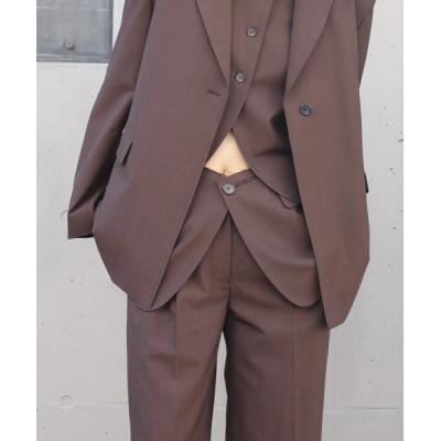 LEINWANDE / ジャケット/FREE/アクリル/BRW/無地/0221030206 LEINWANDE◇ジャケット/FREE/アクリル/BRW/無地/0221030206 leinwände