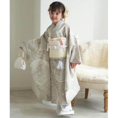 新品未使用　utatane 七五三　男の子 utatane 着物 七五三3歳用被布コートセット 男の子 ジャガード