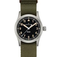 腕時計 HAMILTON 「ハミルトン」 腕時計 Khaki Field （カーキ フィールド）  クオーツ 33MM ブラック×グリーン レディース | ZOZOTOWN Yahoo!店