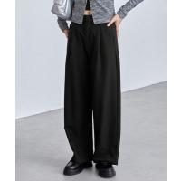 ワイドパンツ スラックス パンツ 速乾×洗える｜カーブタック ワイドスラックス（パウダーツイル） レディース
