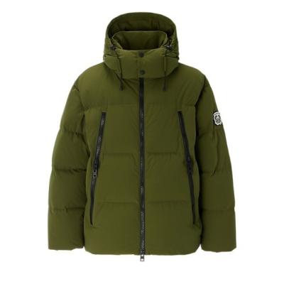 オニツカタイガー 中綿ハーフダウン レディースL 美品 Onitsuka Tiger（オニツカタイガー） ダウンコート ダウンジャケット