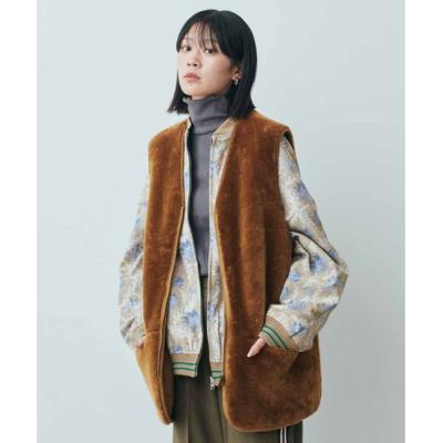 フェイクファーベスト ブラウンのおすすめ人気商品一覧 通販 - Yahoo