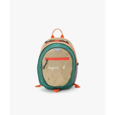 【美品】ベージュ系☆agnès b. アニエスベー レザーリュック かわいい agnes b. 「agnes b.」 リュック FREE ベージュ レディース