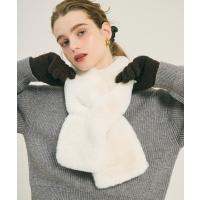 マフラー ストール フェイクファーナローティペット「スリムタイプ」 レディース