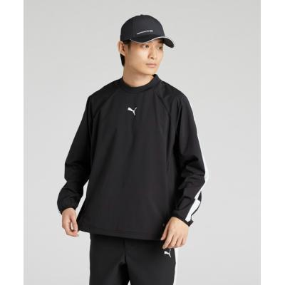PUMA プーマ　ゴルフウエア　ノーカラージャケット　ジップアップ　黒　XL PUMA（プーマ）の「PUMA プーマ ゴルフ ストレッチ ジャケット