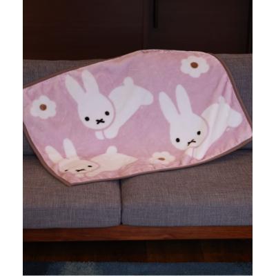 ツインキャット ジャガードブランケット ピンク