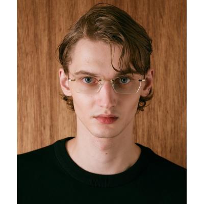 リムレスメガネ メンズ（色：ゴールド系）のおすすめ人気商品一覧 通販