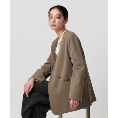 ノーカラージャケット グレーのおすすめ人気商品一覧 通販 - Yahoo
