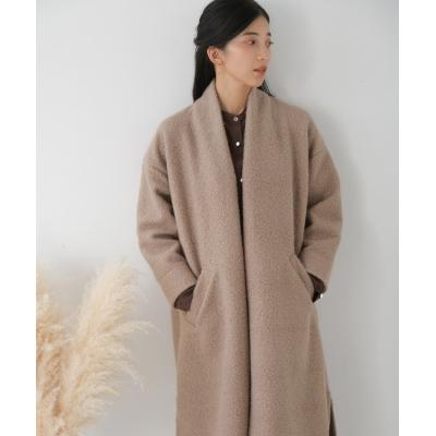 ユッキーJOURNAL STANDARD ウールコート ブークレコート ブークレ織りウールコート - ブラック | ZARA Japan / 日本