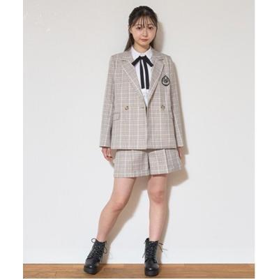 Lovetoxic卒服 ベージュ ブレザー＋スカート＋白ブラウス+ ネクタイ Lovetoxic卒服 ベージュ ブレザー＋スカート＋白ブラウス+ ネクタイ