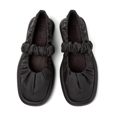 美品 CAMPER フラット シューズ パンプス 黒 39 レザー 革 靴 カンペール CAMPER RIGHT NINA / フラットシューズ （ブラック