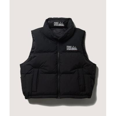 【ファーストダウン】★肉厚ダウンベスト★ロゴ刺繍★古着★Lサイズ★ブラック★ FIRST DOWN USA （ファーストダウン）公式オンライン通販サイト