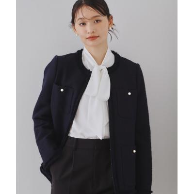 ツイード ジャケット(色:ホワイト系)の商品一覧 通販 - Yahoo ツイード ジャケット(色:ホワイト系)の商品一覧 通販 - Yahoo