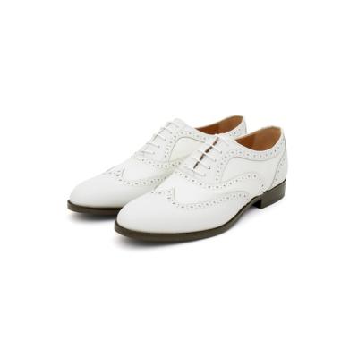 ウイングチップ ホワイト（メンズシューズ、紳士靴） | ファッション