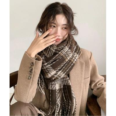 【未使用 タグ付】iines ベビーモヘヤ混　大判　マフラー　定価19800円 未使用 タグ付】iines ベビーモヘヤ混 大判 マフラー 定