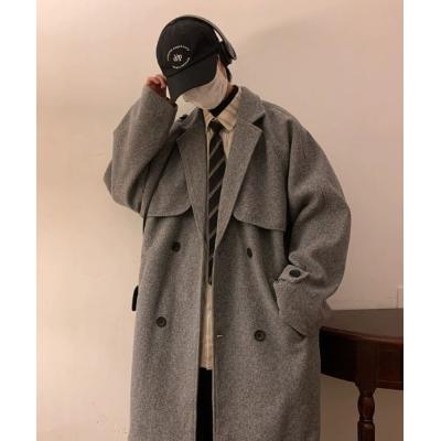 wjk fine wool chester チェスターコート グレー メンズ S wjk fine