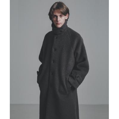 未使用品 HANCOCK L ゴム引きステンカラーコート 黒 ブラック hancock コート（メンズファッション） | ファッション のおすすめ人気