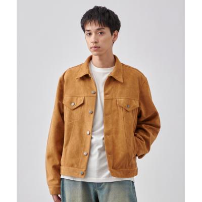 スエードトラッカージャケット(ファッション)の商品一覧 通販 スエードトラッカージャケット(ファッション)の商品一覧 通販