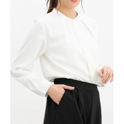 ノーカラー ブラウス（レディースファッション）の商品一覧  