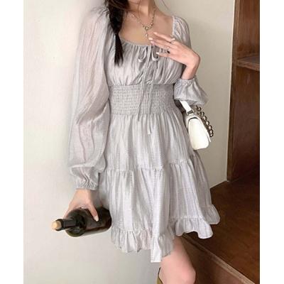 シフォンワンピース(ワンピース、チュニック)(スカート丈 シフォンワンピース(ワンピース、チュニック)(スカート丈