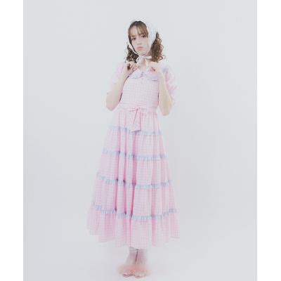 ギンガムチェック ワンピース(色:ピンク系)の商品一覧 通販 ギンガムチェック ワンピース(色:ピンク系)の商品一覧 通販