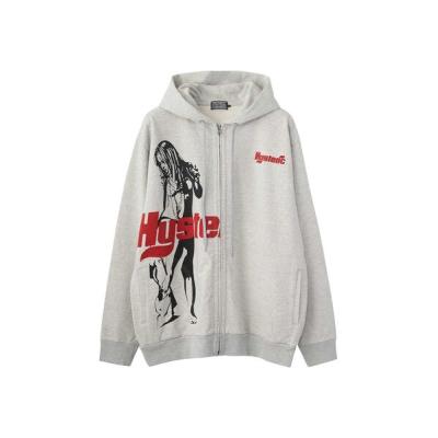未使用近　ヒステリックグラマー パーカー　フリーサイズ　ロゴ HYSTERIC GLAMOUR（ヒステリックグラマー）の「SLANTED LOGO柄