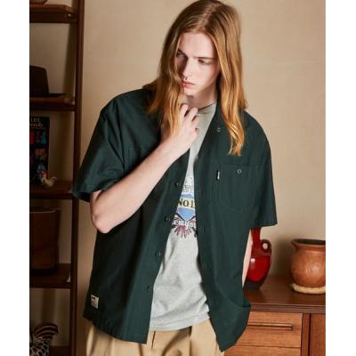 ▼ショット ワークシャツ 星条旗 開襟 チェーンステッチ 半袖 シャツ【S】白 楽天市場】Schott（ショット） シャツ メンズ 半袖 HV EMB