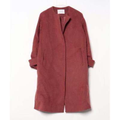 green label relaxing レディースノーカラーコート｜コート