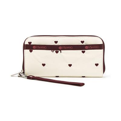 新品未使用✧レスポートサック 長財布 レオパード 白　ラウンドファスナー レスポートサック LeSportsac 財布 長財布 ラウンドファスナー長