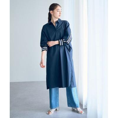 シャツワンピース ストライプ(色:ブルー系)の商品一覧 通販 シャツワンピース ストライプ(色:ブルー系)の商品一覧 通販