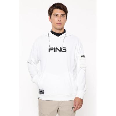 【美品】PING ホワイトフーディ メンズ　　パーカー　M ping パーカー（その他 メンズゴルフウエア）｜メンズウエア｜ゴルフ