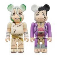 フィギュア BE@RBRICK 石神千空 ＆ あさぎりゲン 2PCS SET | ZOZOTOWN Yahoo!店