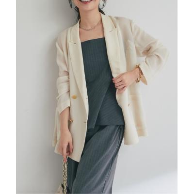 La Boutique bon bon レザージャケット 女性らしい着こなしが叶う】ノーカラーレザージャケット | La