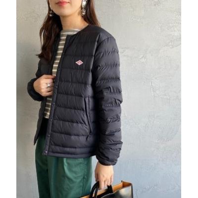 着用数回DANTON ロングライトダウン インナーダウン ブラック DANTON インナーダウン ロング コート 36 ライトダウン ブラック 黒