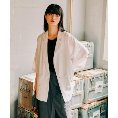 ニコアンド　ジョーゼットルーズジャケット ZOZOTOWN Yahoo!店 - テーラードジャケット｜Yahoo!ショッピング