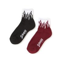 靴下 「直営限定」Schott/ショット/FLAME SOCKS/フレイムソックス メンズ レディース | ZOZOTOWN Yahoo!店