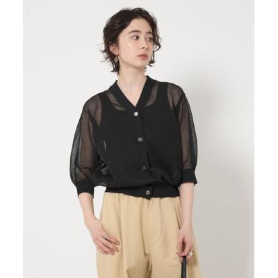 【新品タグ付き UNITED ARROWS ギャザーシアーカーディガン】 シアーカーディガン（UNITED ARROWS）のおすすめ人気商品一覧