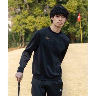 カッパ kappa ワンポイントロゴ ダンボールニット クルーネック