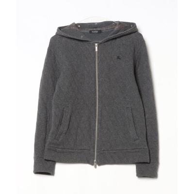 BURBERRY BLACK LABEL フード付きパーカー グレー BURBERRY BLACK LABEL 「BURBERRY LABEL」 ジップアップパーカー