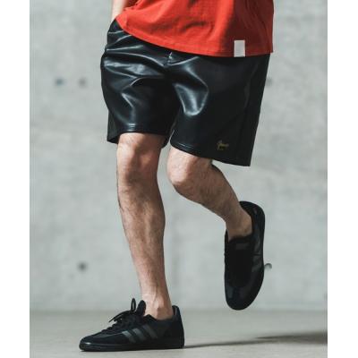 ハーフパンツ レザー M フェイクレザーハーフパンツ | ファッション通販サイト NUGU