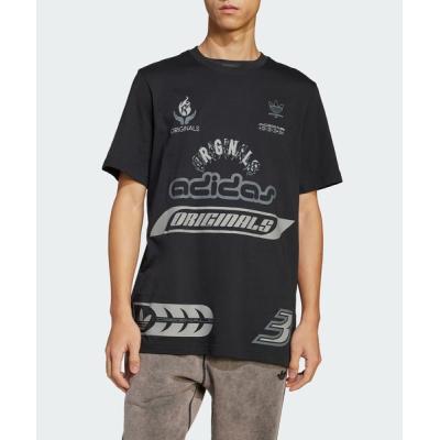 極美品 即完売 超希少 Y-3 adidas バックプリント 半袖 Tシャツ adidas tシャツ adidas/アディダス THREE STRIPES オーバー