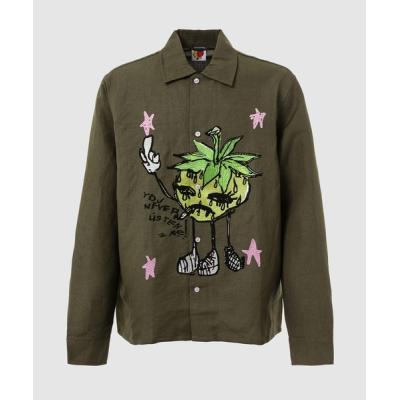 Sky High Farm Tシャツ ブラウン XL Sky High Farm Workwear Tシャツ - ブラウン | SHF07T0322